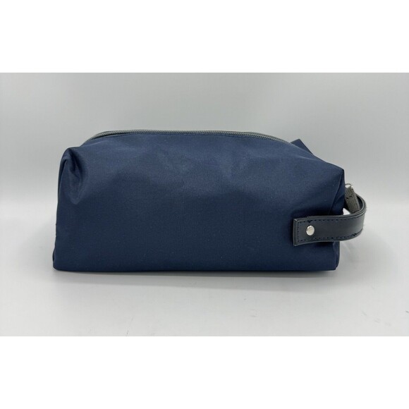 PERRY ELLIS PORTFOLIO Men's Nylon Handle Travel Zip-Kit Bag, Navy, NWT - Picture 4 of 7